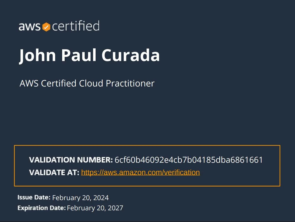 AWS Certified Cloud Practitioner