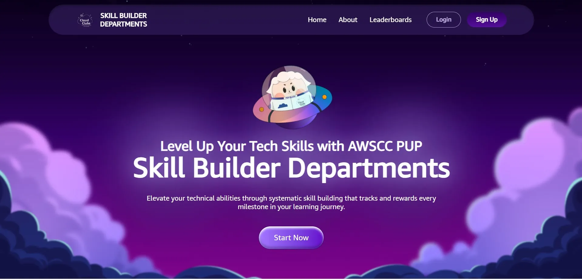 AWS SBG PUP Skill Builder Department Learning Management System