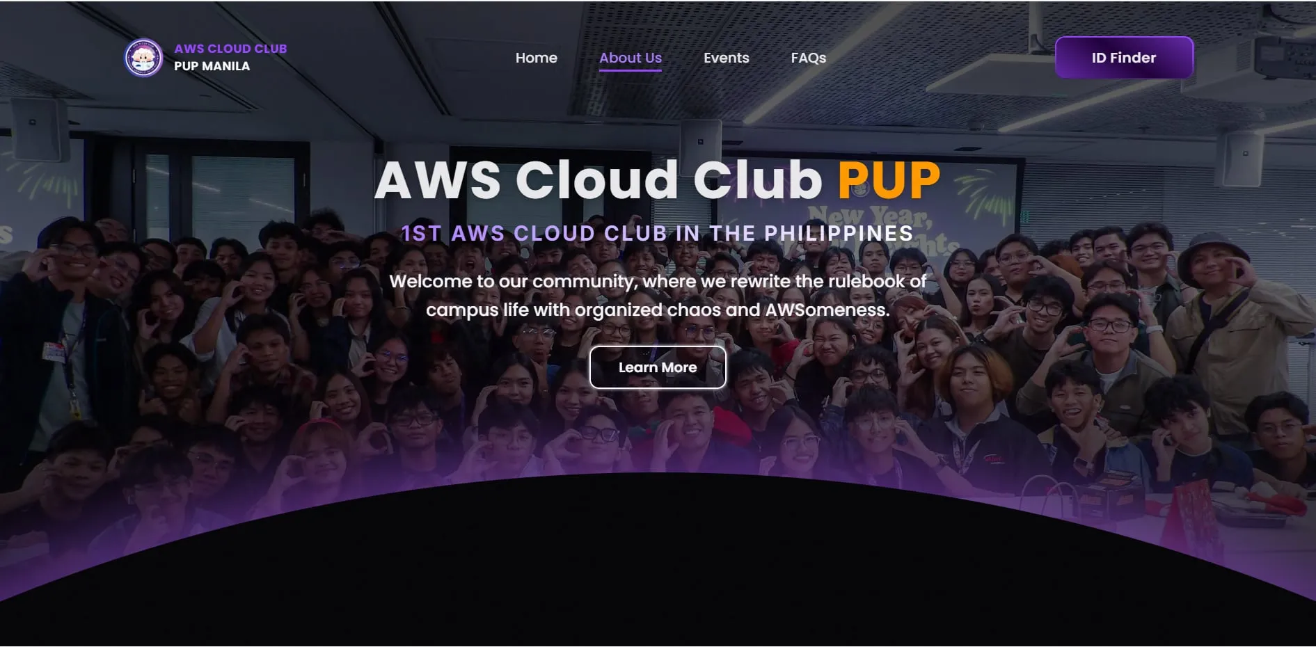 AWS Student Builder Group PUP Official Website